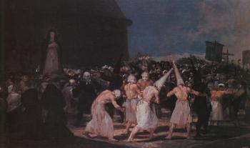 弗朗西斯科 德 戈雅 Procession of Flagellants on Good Friday